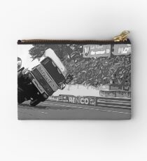 Unique and rare 1980 Race Trucks France 9 (n&b) (t) " fawn paint Picasso ! Olao-Olavia by Okaio Créations Studio Pouch