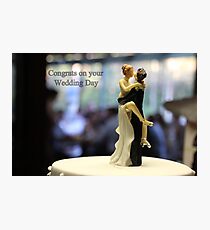 Wedding with some humour Photographic Print