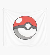 Cartoon Pokeball Wall Tapestry