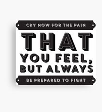 Be Prepared Canvas Print