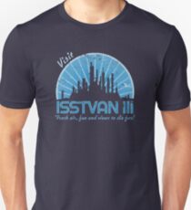 Visit (blue) Unisex T-Shirt