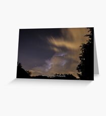 Lightning within the Clouds Greeting Card
