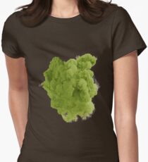 Smoke Green Women's Fitted T-Shirt