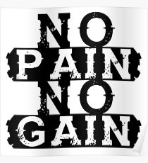 No pain no gain Poster