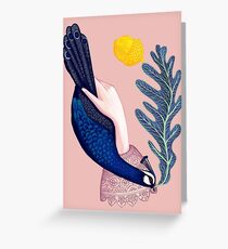 Peacock Greeting Card