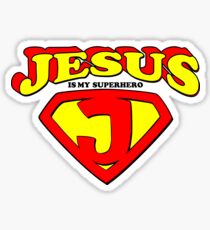 Jesus Superhero: Stickers | Redbubble