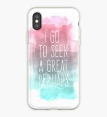 I go to seek a great perhaps, quote iPhone Case