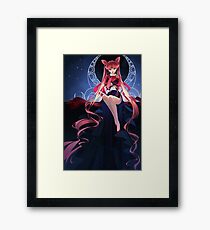 Black Lady - Sailor Moon Framed Print