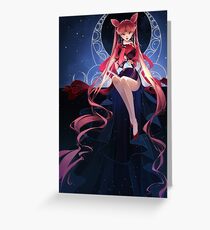 Black Lady - Sailor Moon Greeting Card