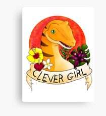 Clever Girl Canvas Print