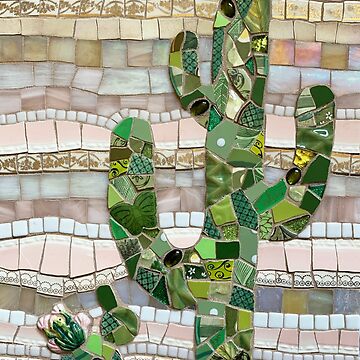 Mosaic Cactus | Art Print