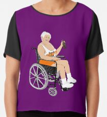 Old Hooters Girl Chiffon Top