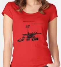 Mars Rover Opportunity: Nevertheless, She Persisted Women's Fitted Scoop T-Shirt