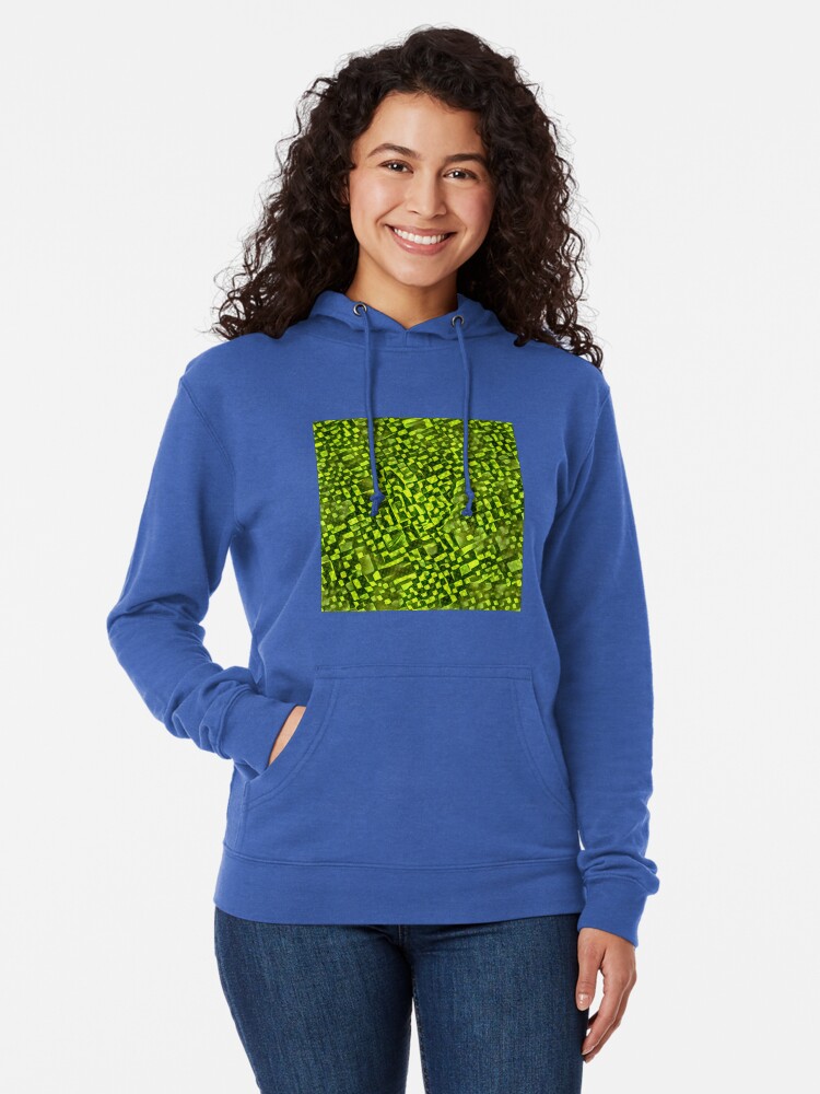 Alternate view of Cubismish cat Lightweight Hoodie