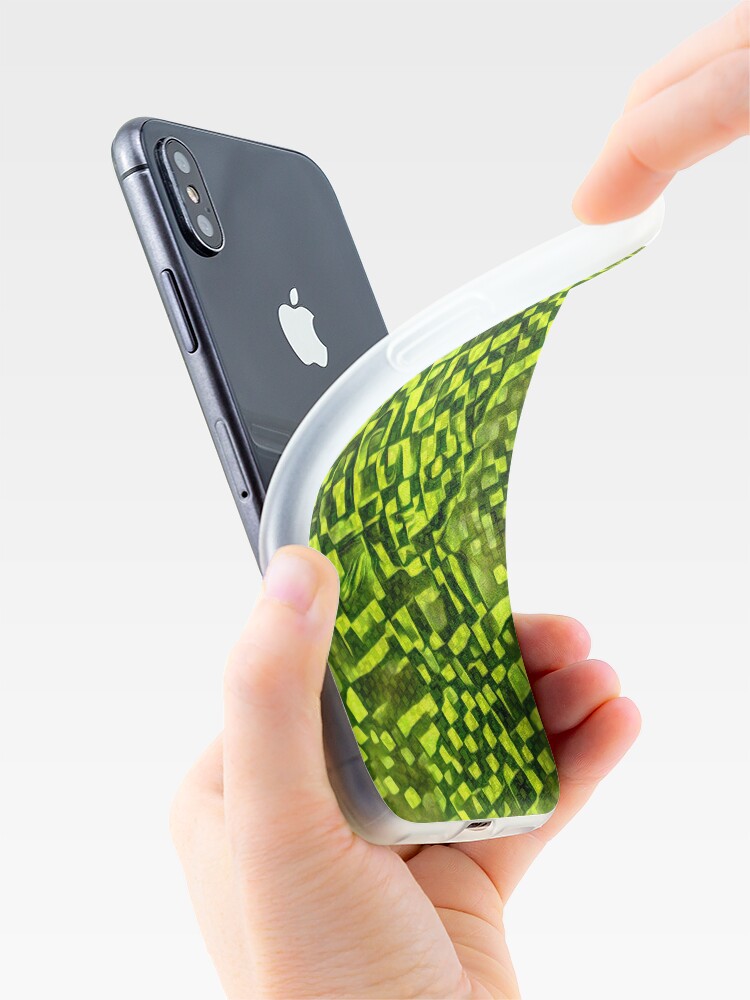 Alternate view of Cubismish cat iPhone Case & Cover