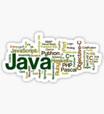 programming languages cloud java Sticker