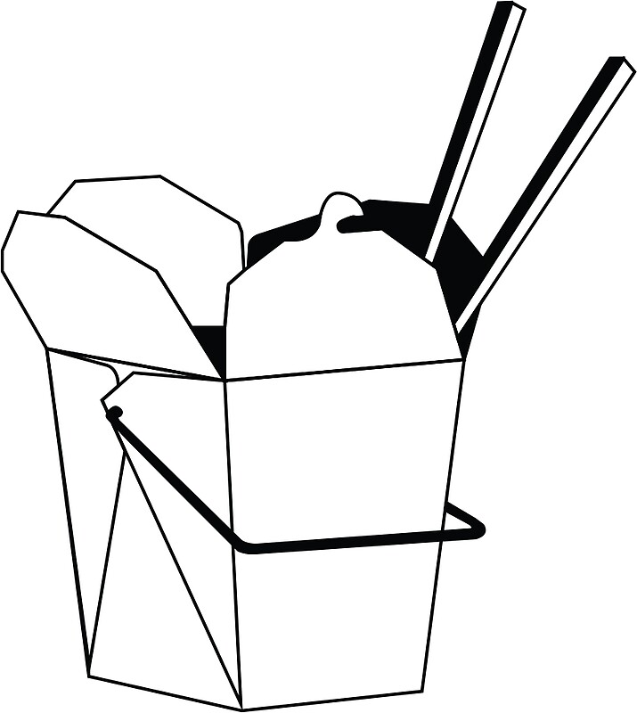 How To Draw A Chinese Takeout Box