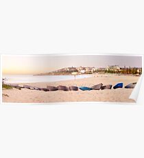 Coogee Beach Boats, Sydney, New South Wales, Australia Poster