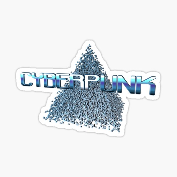 Cyberpunk - Pyramids Sticker