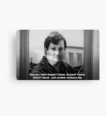 Peep Show Mark "Just another ordinary day." Print Canvas Print