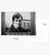 Peep Show Mark "Just another ordinary day." Print Postcards