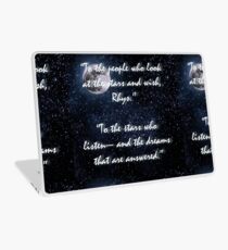 A Court of Mist and Fury Stars Quote Laptop Skin