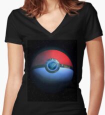 Pokemon World Women's Fitted V-Neck T-Shirt