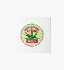 CBD Cannabinoids Cures Illness Art Board