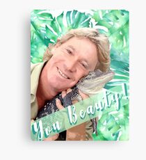 Steve Irwin "Du Schönheit" Metallbild