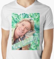 Steve Irwin "You Beauty" Men's V-Neck T-Shirt