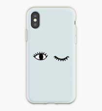 Wink Augen iPhone-Hülle & Cover