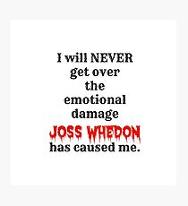 Joss Whedon Photographic Print
