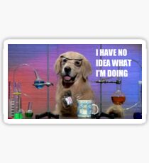 Science Doggo Sticker