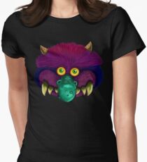 Monster (black background) Women's Fitted T-Shirt