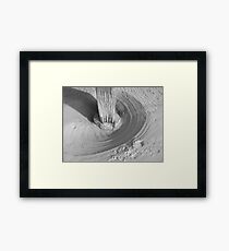 Tidal Lines Framed Print