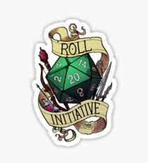 Roll Initiative Sticker