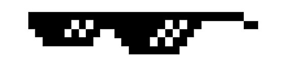 Lunettes Thug Life – Style Pixel 8-bit – Lot De 10 Pour Fêtes & Déguisements