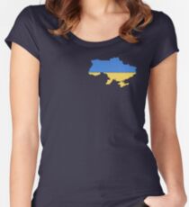 Ukraine Fitted Scoop T-Shirt