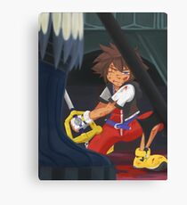 KH: Riku-Ansem Battle Canvas Print
