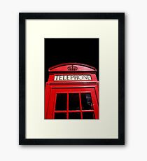 Red London Telephone Box Framed Print