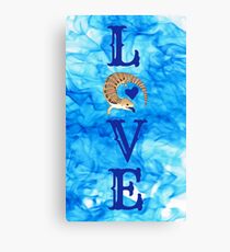 Love Blue Tongued Skink Canvas Print