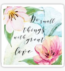Mother Teresa Quotes Sticker