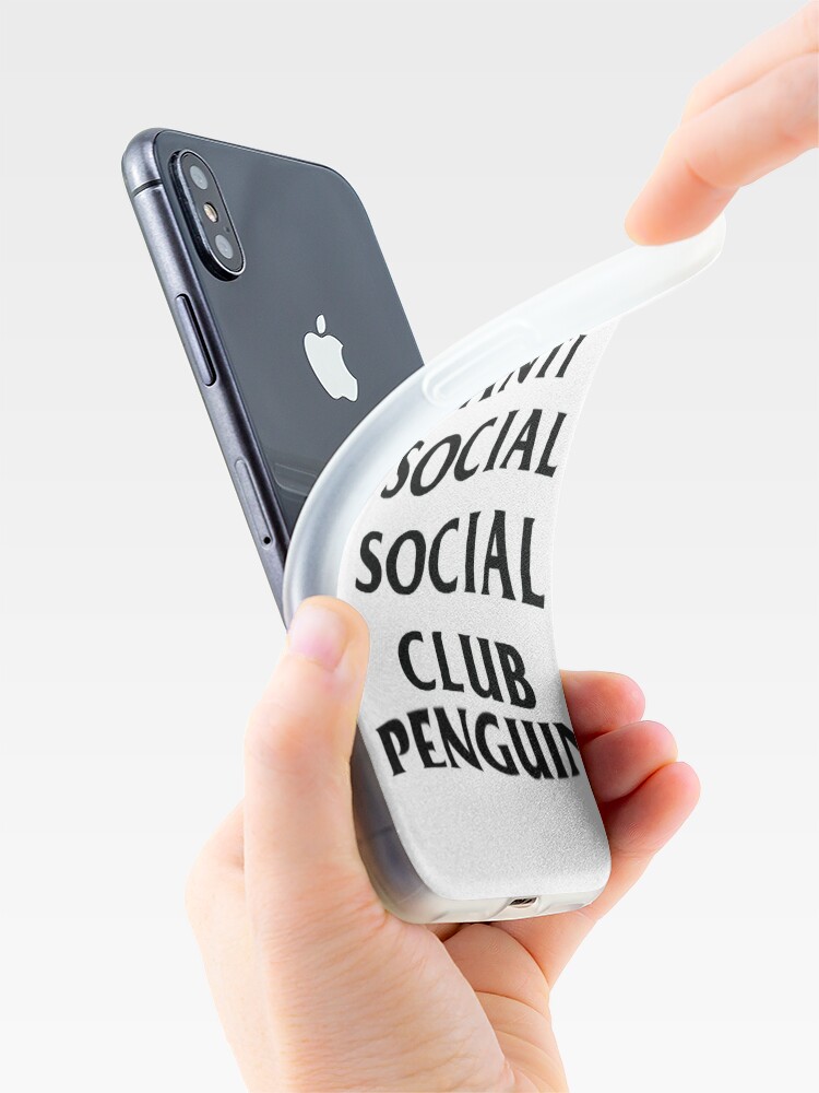 "anti anime anime club penguin" iPhone Case & Cover by CalumReid