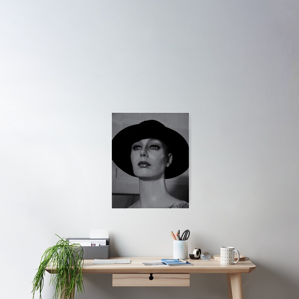 Mannequin With Text Just like a woman Poster