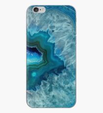 Teal Druzy Agate Quartz iPhone Case
