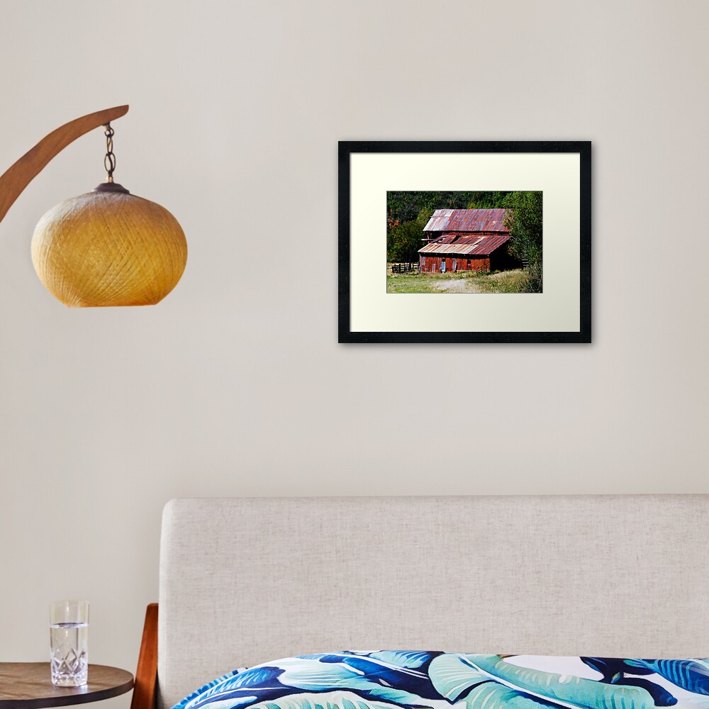 Rusted but Still Standing Framed Art Print