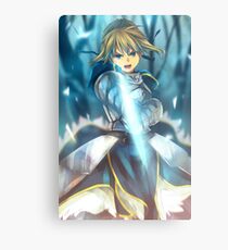Fate / Saber Metal Print