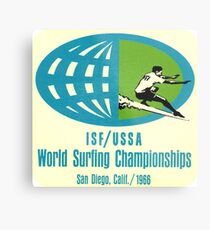 1966 Weltmeisterschaften im Surfen Metalldruck