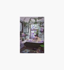 Modern Male Witch Bathroom Art Board