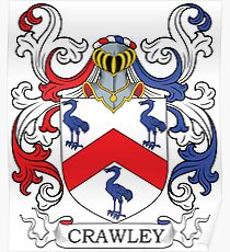 Crawley Coat of Arms Poster